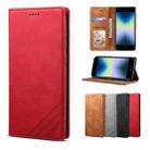 For iPhone SE 2022 / SE 2020 / 8 / 7 GUSSIM GS-001 Business Style Horizontal Flip Skin Feel PU Leather Case with Holder & Card Slots & Wallet & Photo Frame(Red) - 1