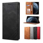 For iPhone 11 Pro GUSSIM GS-001 Business Style Horizontal Flip Skin Feel PU Leather Case with Holder & Card Slots & Wallet & Photo Frame (Black) - 1