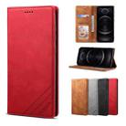 For iPhone 12 / 12 Pro GUSSIM GS-001 Business Style Horizontal Flip Skin Feel PU Leather Case with Holder & Card Slots & Wallet & Photo Frame(Red) - 1