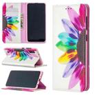 For Samsung Galaxy M10 / A10 Colored Drawing Pattern Invisible Magnetic Horizontal Flip PU Leather Case with Holder & Card Slots & Wallet(Sun Flower) - 1