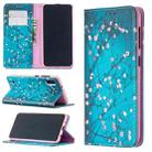 For Samsung Galaxy M10 / A10 Colored Drawing Pattern Invisible Magnetic Horizontal Flip PU Leather Case with Holder & Card Slots & Wallet(Plum Blossom) - 1