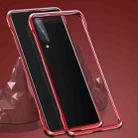 For OnePlus 8 Shockproof Ultra-thin Metal Protective Frame(Red) - 1