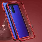 For OnePlus 8 Pro Shockproof Ultra-thin Metal Protective Frame(Red) - 1