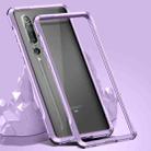 For Xiaomi Mi 10 Pro 5G Shockproof Ultra-thin Metal Protective Frame(Purple) - 1