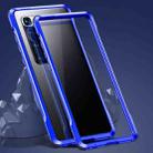 For Xiaomi Mi 10 Ultra Shockproof Ultra-thin Metal Protective Frame(Blue) - 1