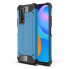 For Huawei P smart 2021 Magic Armor TPU + PC Combination Case(Blue) - 1