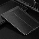 Lychee Peel Texture Horizontal Deformation Flip TPU Leather Case with Three-folding Holder & Sleep / Wake-up Function For iPad Air (2019)(Black) - 2
