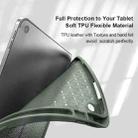 Lychee Peel Texture Horizontal Deformation Flip TPU Leather Case with Three-folding Holder & Sleep / Wake-up Function For iPad Air (2019)(Black) - 4