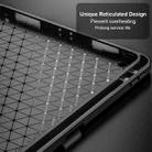 Lychee Peel Texture Horizontal Deformation Flip TPU Leather Case with Three-folding Holder & Sleep / Wake-up Function For iPad Air (2019)(Black) - 5