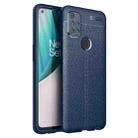 For OnePlus Nord N10 5G Litchi Texture TPU Shockproof Case(Blue) - 1