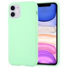 For iPhone 11 MERCURY GOOSPERY STYLE LUX Shockproof Soft TPU Case(Mint Green) - 1