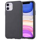 For iPhone 11 MERCURY GOOSPERY STYLE LUX Shockproof Soft TPU Case(Black) - 1