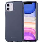 For iPhone 11 MERCURY GOOSPERY STYLE LUX Shockproof Soft TPU Case(Navy) - 1