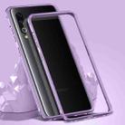 For Xiaomi Mi 9 Shockproof Ultra-thin Metal Protective Frame(Purple) - 1