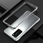 For Huawei P40 Shockproof Ultra-thin Metal Protective Frame(Silver) - 1