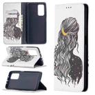 For Xiaomi Mi 10T / 10 Pro Colored Drawing Pattern Invisible Magnetic Horizontal Flip PU Leather Case with Holder & Card Slots & Wallet(Girl) - 1