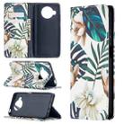 For Xiaomi Mi 10T Lite Colored Drawing Pattern Invisible Magnetic Horizontal Flip PU Leather Case with Holder & Card Slots & Wallet(Red Leaves) - 1
