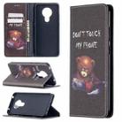 For Nokia 5.3 Colored Drawing Pattern Invisible Magnetic Horizontal Flip PU Leather Case with Holder & Card Slots & Wallet(Bear) - 1