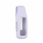 For Fitbit Inspire 2 Steel Sheet Silicone Protective Clip Case Cover(Light Purple) - 1