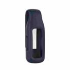 For Fitbit Inspire 2 Steel Sheet Silicone Protective Clip Case Cover(Midnight Blue) - 1