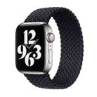 Single-turn Nylon Woven Watch Band For Apple Watch Series 7 41mm / 6 & SE & 5 & 4 40mm / 3 & 2 & 1 38mm, Size:M(Black) - 1