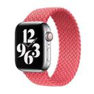 Single-turn Nylon Woven Watch Band For Apple Watch Series 7 41mm / 6 & SE & 5 & 4 40mm / 3 & 2 & 1 38mm, Size:M(Pink) - 1