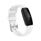 For Fitbit Inspire 2 TPE Watch Band, Size:S(White) - 1