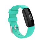 For Fitbit Inspire 2 TPE Watch Band, Size:S(Mint Green) - 1