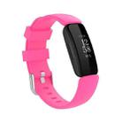 For Fitbit Inspire 2 TPE Watch Band, Size:L(Pink) - 1