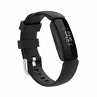 For Fitbit Inspire 2 TPE Watch Band, Size:L(Black) - 1
