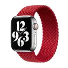 Single-turn Nylon Woven Watch Band For Apple Watch Series 7 45mm / 6 & SE & 5 & 4 44mm / 3 & 2 & 1 42mm, Size:S(Red) - 1