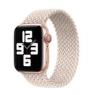 Nylon Single-turn Braided Watch Band For Apple Watch Series 7 41mm / 6 & SE & 5 & 4 40mm / 3 & 2 & 1 38mm, Length:L 155mm (Starlight) - 1