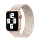 Nylon Single-turn Braided Watch Band For Apple Watch Ultra 49mm / Series 8&7 45mm / SE 2&6&SE&5&4 44mm / 3&2&1 42mm, Length:S 138mm (Starlight) - 1