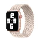 Nylon Single-turn Braided Watch Band For Apple Watch Ultra 49mm / Series 8&7 45mm / SE 2&6&SE&5&4 44mm / 3&2&1 42mm, Length:L 170mm (Starlight) - 1