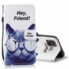 For iPhone 12 mini Horizontal Flip Leather Case with Holder & Card Slots & Wallet (Cool Cat) - 1