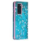 For Huawei P40 Pro Colored Drawing Pattern Invisible Magnetic Horizontal Flip PU Leather Case with Holder & Card Slots & Wallet(Plum Blossom) - 3