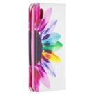 For Huawei Y5 (2019) Colored Drawing Pattern Invisible Magnetic Horizontal Flip PU Leather Case with Holder & Card Slots & Wallet(Sun Flower) - 3