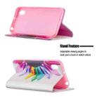 For Huawei Y5 (2019) Colored Drawing Pattern Invisible Magnetic Horizontal Flip PU Leather Case with Holder & Card Slots & Wallet(Sun Flower) - 4