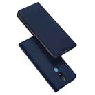 For Nokia 2.4 DUX DUCIS Skin Pro Series Horizontal Flip PU + TPU Leather Case with Holder & Card Slots(Blue) - 1