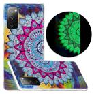 For Samsung Galaxy S20 FE Luminous TPU Mobile Phone Protective Case(Half-flower) - 1