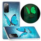 For Samsung Galaxy S20 FE Luminous TPU Mobile Phone Protective Case(Butterfly) - 1