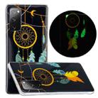 For Samsung Galaxy S20 FE Luminous TPU Mobile Phone Protective Case(Black Wind Chimes) - 1