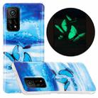 For Xiaomi Mi 10T 5G & 10T Pro 5G Luminous TPU Mobile Phone Protective Case(Colorful Butterfly) - 1