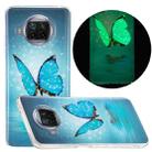 For Xiaomi Mi 10T Lite 5G Luminous TPU Mobile Phone Protective Case(Butterfly) - 1