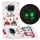 For Xiaomi Mi 10T Lite 5G Luminous TPU Mobile Phone Protective Case(Couple Unicorn) - 1