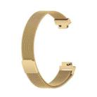 For Fitbit Inspire 2 Milanese  Watch Band, Size:S(Gold) - 1