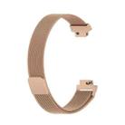 For Fitbit Inspire 2 Milanese  Watch Band, Size:S(Rose Gold) - 1