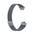 For Fitbit Inspire 2 Milanese  Watch Band, Size:S(Grey) - 1