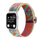 Metal Japanese Buckle Elastic Nylon Watch Band For Apple Watch Ultra 49mm / Series 8&7 45mm / SE 2&6&SE&5&4 44mm / 3&2&1 42mm(14) - 1
