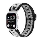 Metal Japanese Buckle Elastic Nylon Watch Band For Apple Watch Series 7 45mm / 6 & SE & 5 & 4 44mm / 3 & 2 & 1 42mm(21) - 1